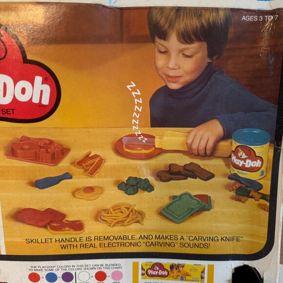 1981 Play Doh Electronic Sizzlin' Skillet Playset with Sizzlin' Sounds--WORKS - Picture 10 of 10